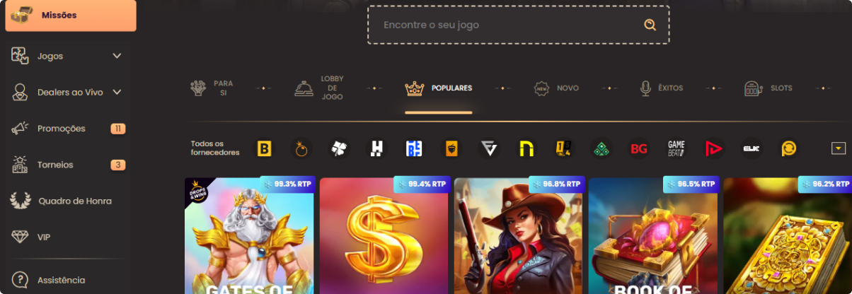 National Casino Melhores Caça-níqueis